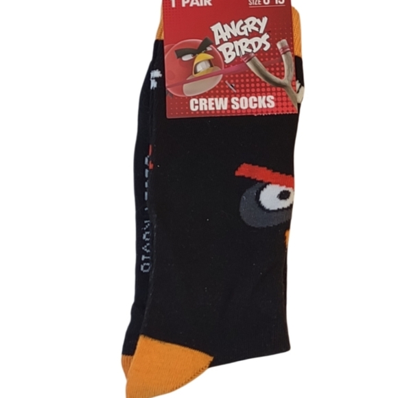 3/$20 Angry Birds Crew Socks Unisex  - Picture 1 of 4